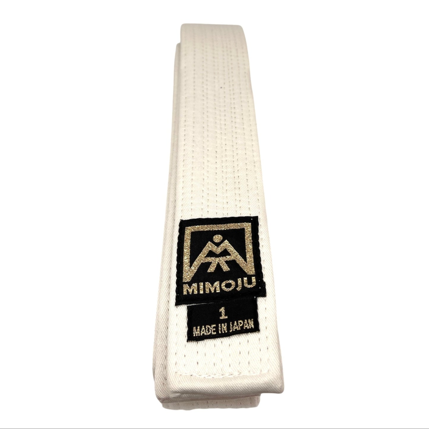 Ceinture blanche "Gold Label"