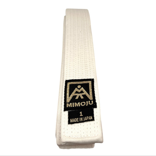 Ceinture blanche "Gold Label"